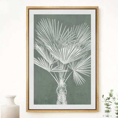 TropicalTranquil | Elegant botanisk Vægplakat | Vanero