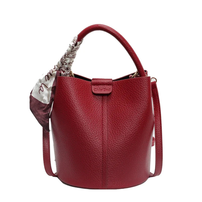 CAMILLE l Tørklæde Bucket Bag l Vanero