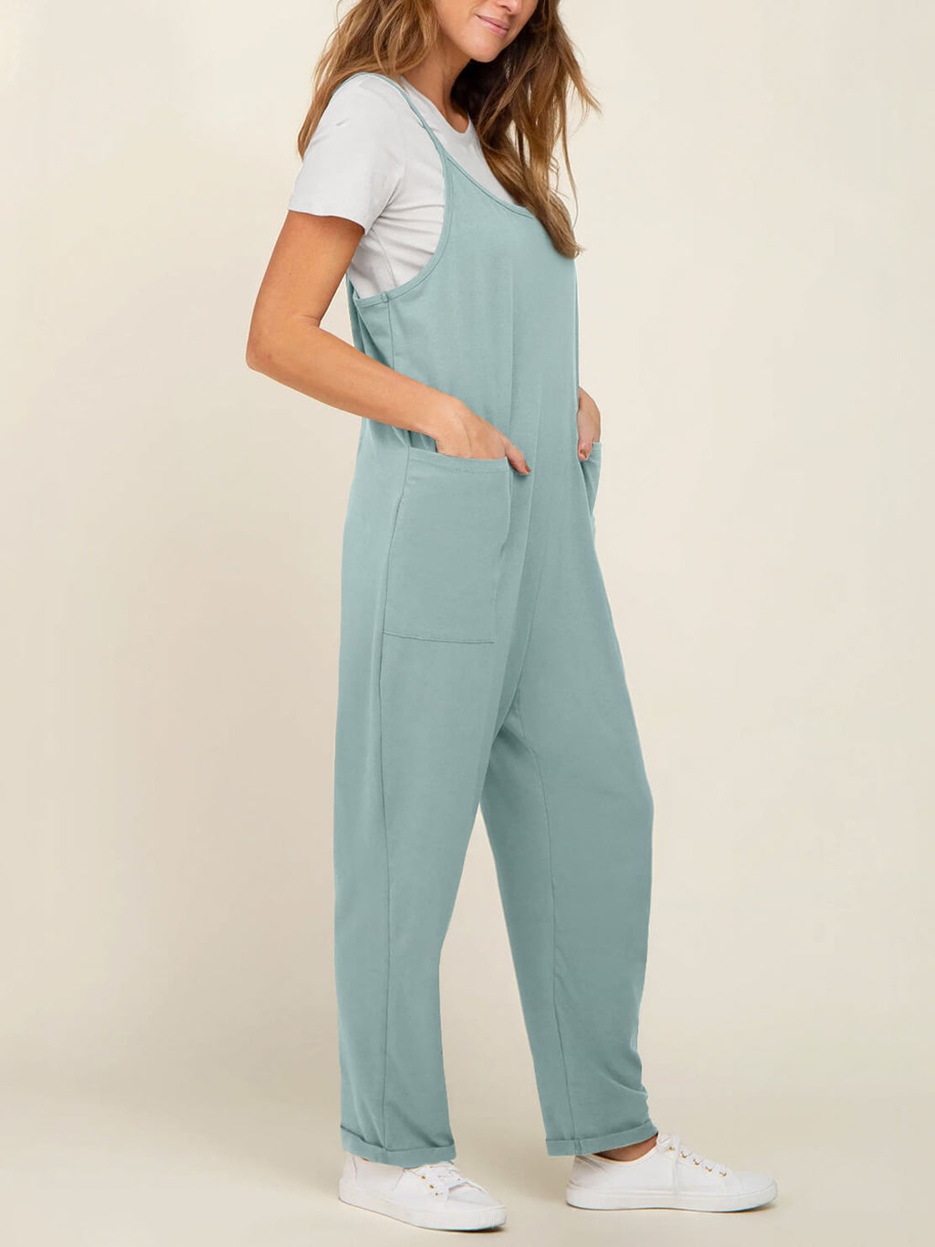 Jumpsuit med Elastisk Talje | Afslappet Pasform i Let Konstruktion | Hverdagsbrug & Fritid | Vanero