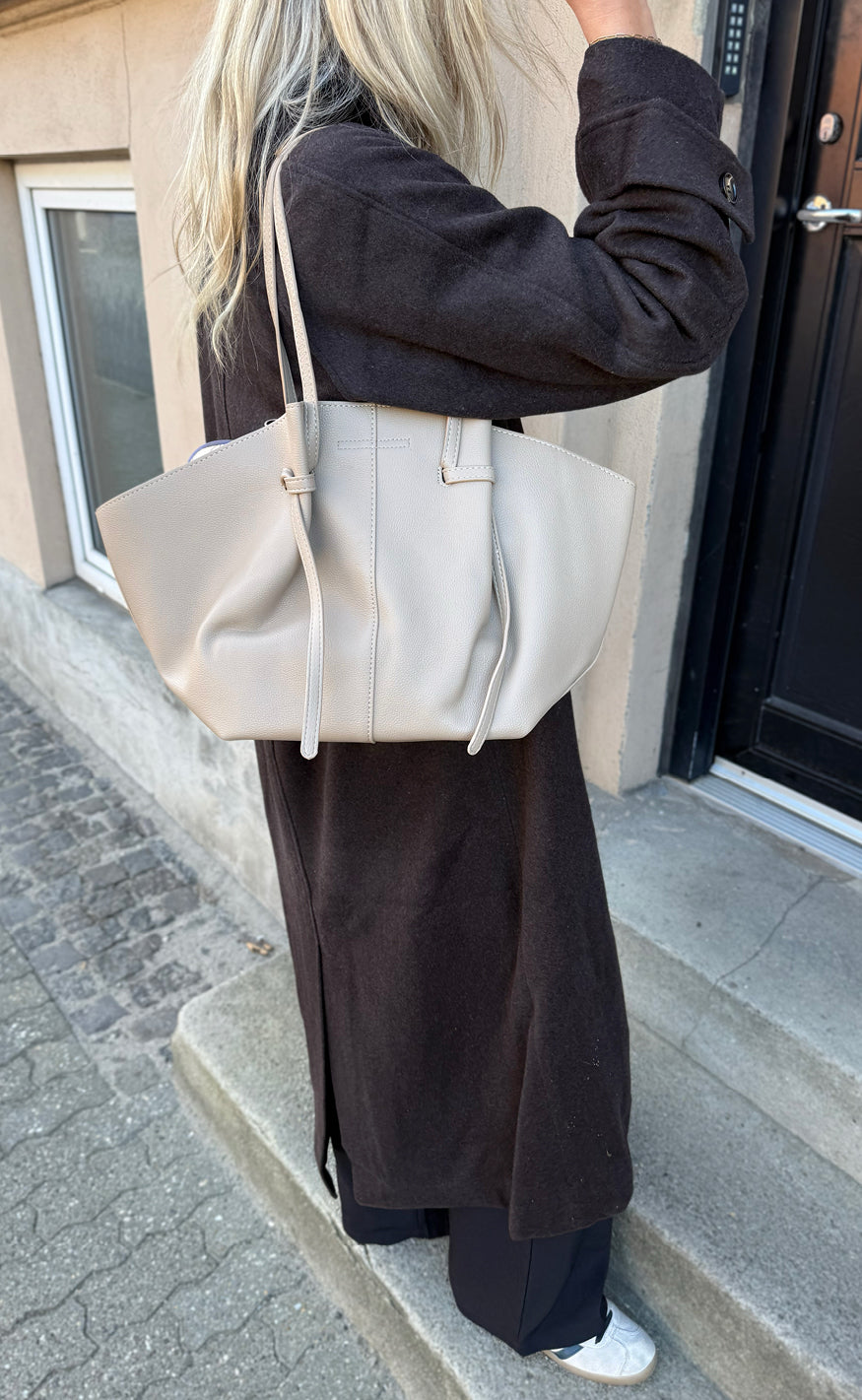 Say INA Copenhagen Taske - Amanda | Beige PU Leather | Vanero