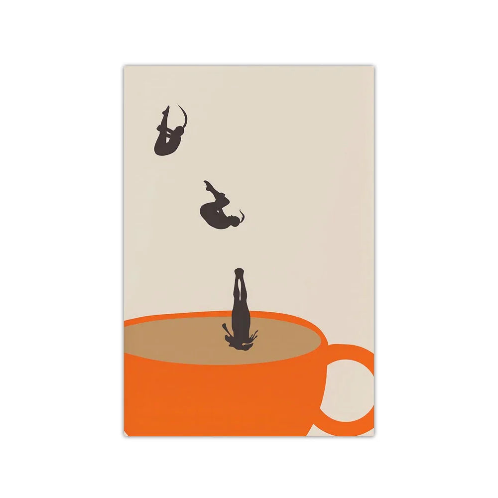 MugDive | Fantasifulde Kunstplakater Inspireret af Kaffe | Vanero
