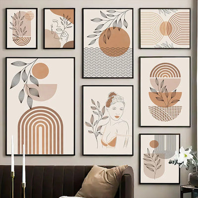 EarthEssence | Kreativ Minimalistisk Vægplakat | Vanero