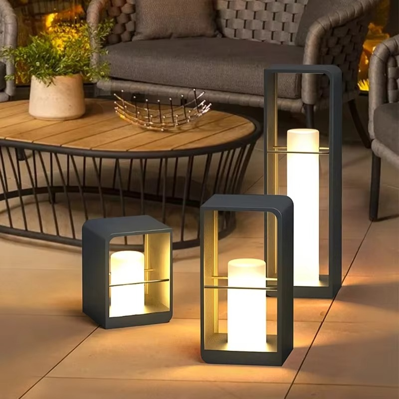 Solterrasselampe Vandtæt LED Design | Skumringssensor Til Udendørs Belysning | Have Altan Terrasse & Stemningslys | Vanero