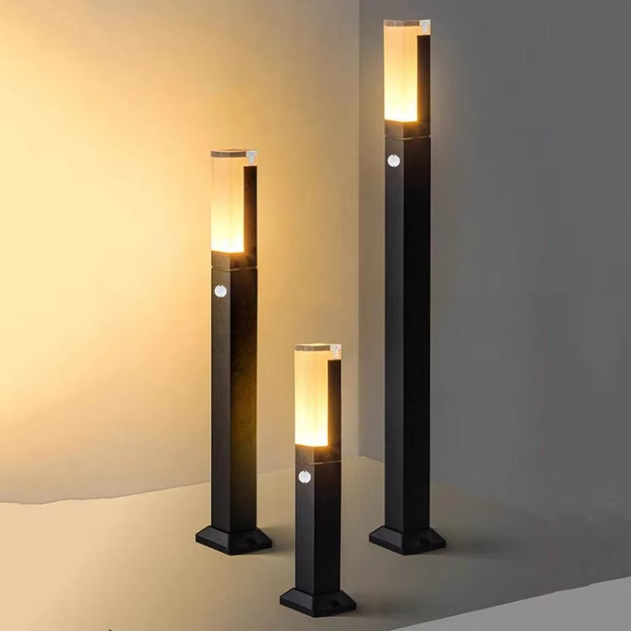 LED Væglampe Med Bevægelsessensor | Vejrbestandig Metal Glas Konstruktion | Indgang Terrasse Gangsti & Facadebelysning | Vanero