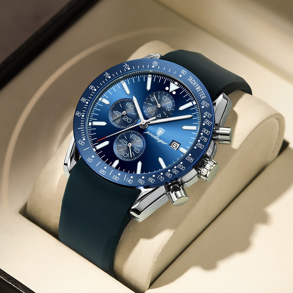 Herreur Quartz Urværk | Chronograph Urskive & Datovisning | Hverdagsbrug & Businessbeklædning | Vanero