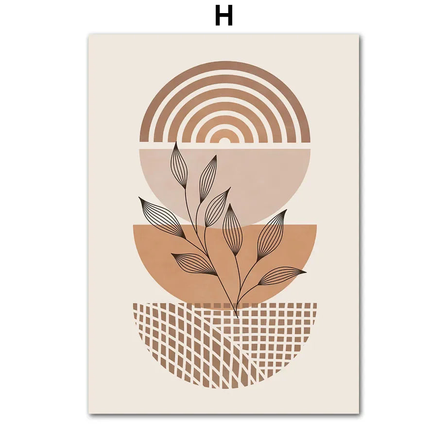 EarthEssence | Kreativ Minimalistisk Vægplakat | Vanero