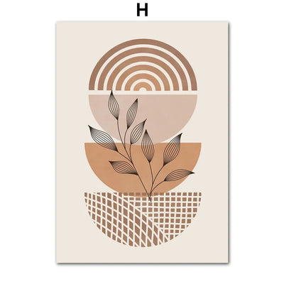 EarthEssence | Kreativ Minimalistisk Vægplakat | Vanero