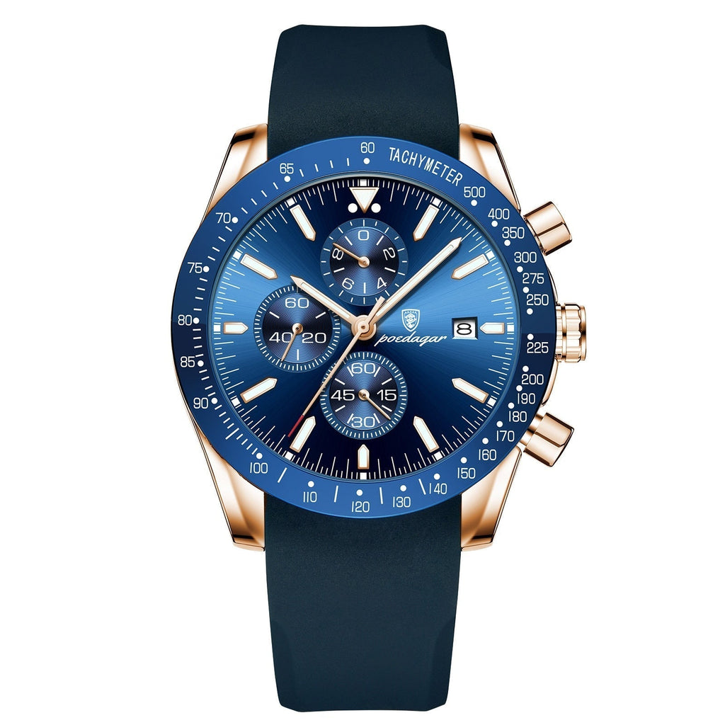 Herreur Quartz Urværk | Chronograph Urskive & Datovisning | Hverdagsbrug & Businessbeklædning | Vanero