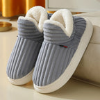 Unisex Fleece Hjemmesko | Bløde Flannel Slip-On Sutsko | Skridsikkert Indendørs Vinterfodtøj | Vanero
