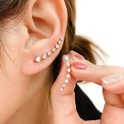 Jewelance ClipEarrings | Lange Elegante Klips Øreringe | Vanero