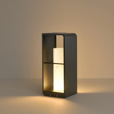 SunLuxe Solterrasselampe | Vandtæt LED Udendørslampe med Skumringssensor | Vanero