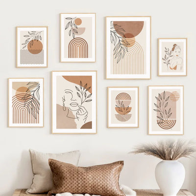 EarthEssence | Kreativ Minimalistisk Vægplakat | Vanero
