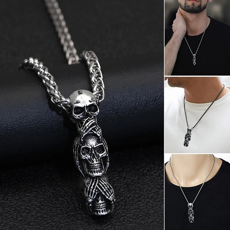 Jewelance SkullNecklace | Kranium Halskæde For Men And Kvinder | Vanero