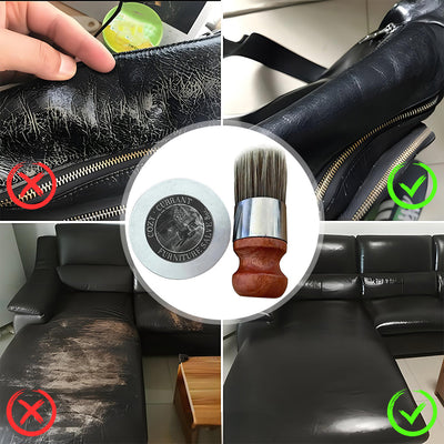 LeatherGlow | Læder- og Møbelreparationssalve + Applikatorbørste l Vanero
