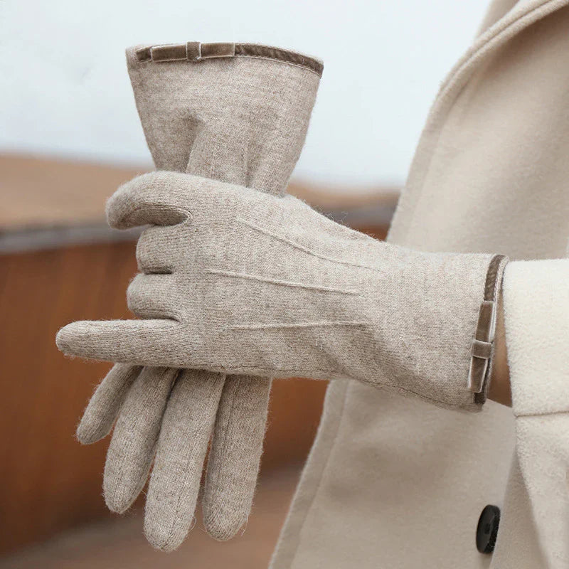 Vinterhandsker Cashmere | Elastisk Pasform Touchscreen Handsker | Touch-Kompatible Fingerspidser til Vinterbrug & Hverdagsbrug | Vanero