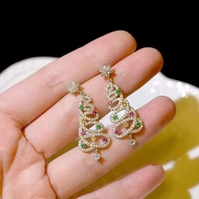 Jewelance ChristmasEarrings | Juletræ Øreringe | Vanero