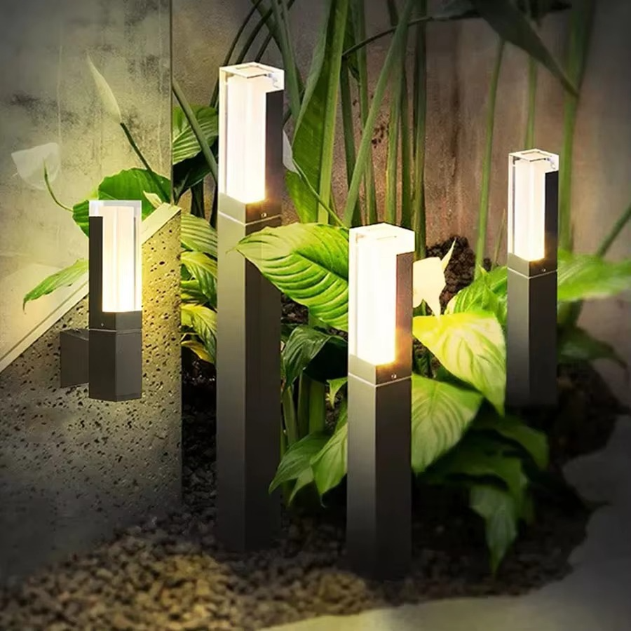 LED Væglampe Med Bevægelsessensor | Vejrbestandig Metal Glas Konstruktion | Indgang Terrasse Gangsti & Facadebelysning | Vanero