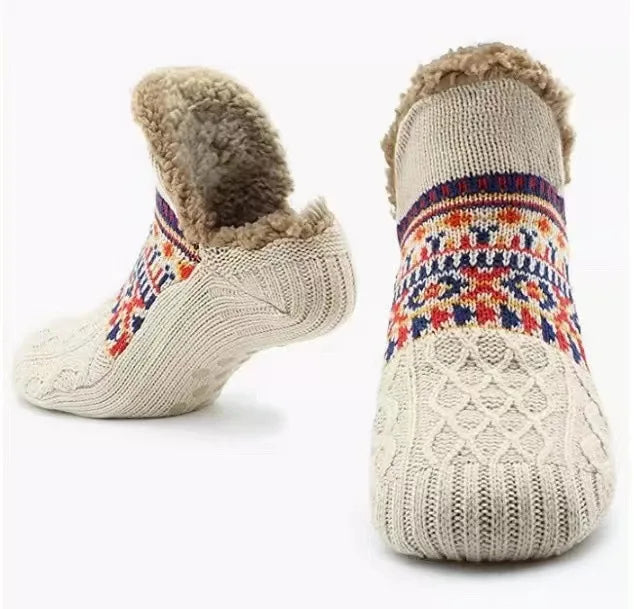 FuzzySocks | Fleeceforede skridsikre vintersokker til ultimativ varme l Vanero