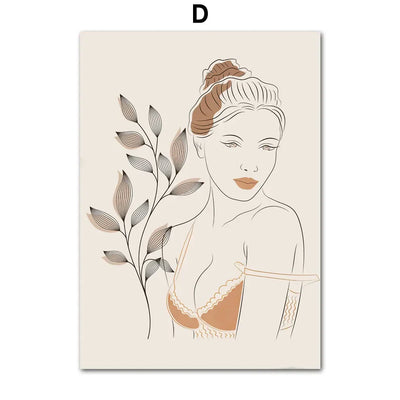 EarthEssence | Kreativ Minimalistisk Vægplakat | Vanero