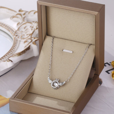 Jewelance | Elegant Halskæde Med Englevinger | Vanero