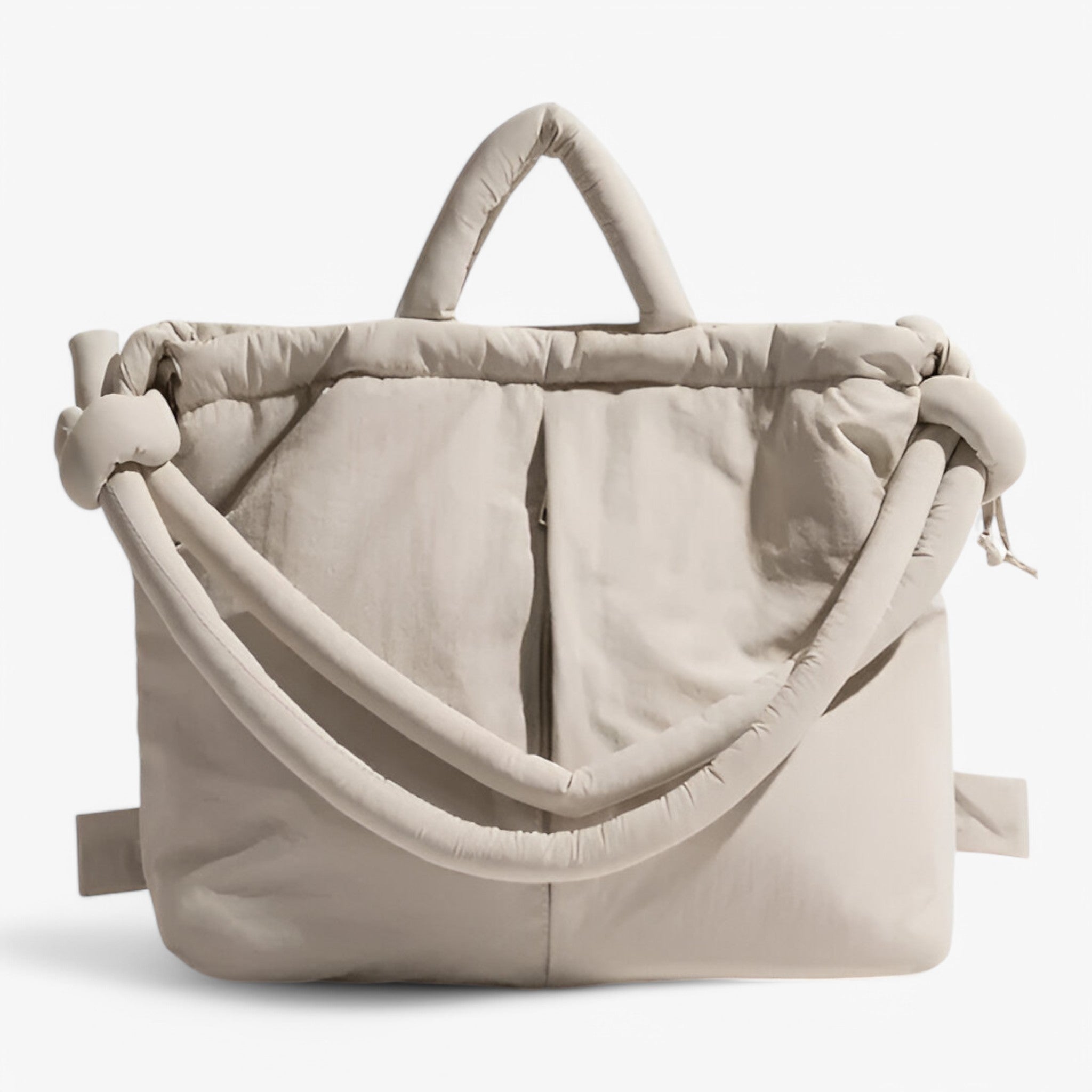 Dame Puffer Skuldertaske Nylon | Quiltet Håndtaske Med Lynlås | Til Hverdagsbrug & Skulderbæring | Vanero