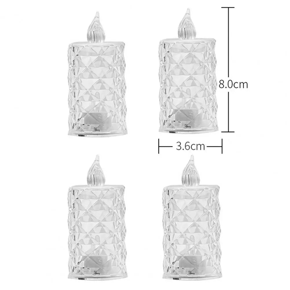 CandleGlow | Flammesløse Krystal LED Lys | Vanero