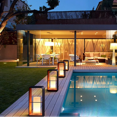 SunLuxe Solterrasselampe | Vandtæt LED Udendørslampe med Skumringssensor | Vanero