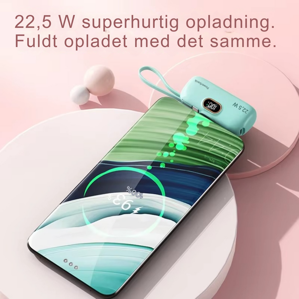 Bærbar USB Oplader 5V 2,4A | Kompakt Rejseadapter Til Opladning | Strøm Til Smartphones Tablets & USB-Enheder | Vanero