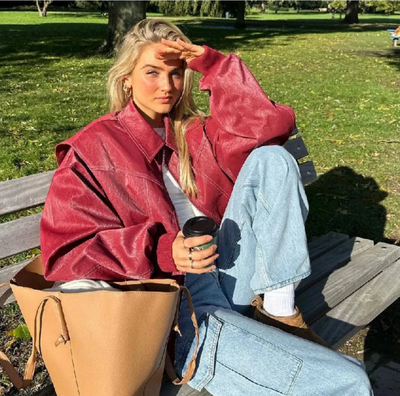 Oversized Bomberjakke | Stilfuld og Varmebestandig | Perfekt til Efterår og Vinter l Vanero