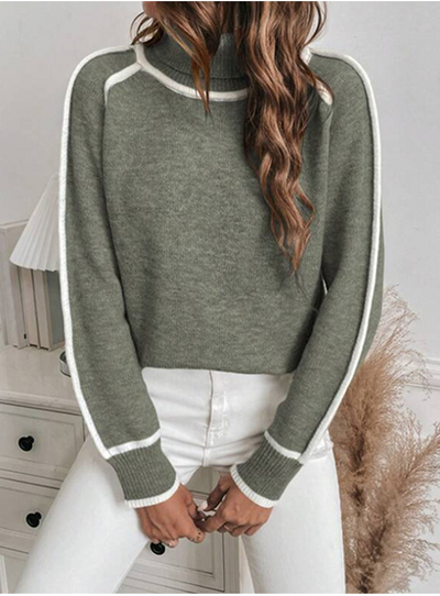 Amalie l Lunt Turtleneck Sweater l Vanero