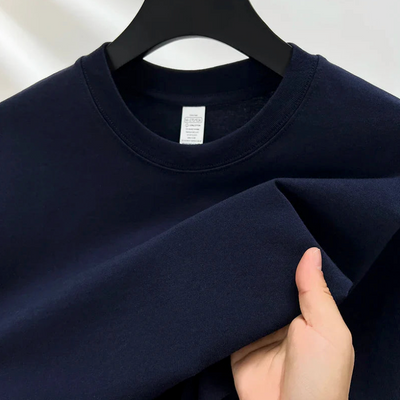 Liam | Bomulds T-shirt med Rund Hals til Mænd | Vanero