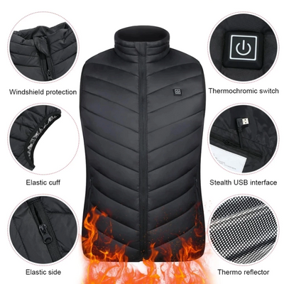 Icone l BodyWarmer l slank opvarmet vest l Vanero
