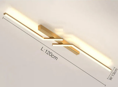StekGlow l Loftslampe med LED-linje l Vanero