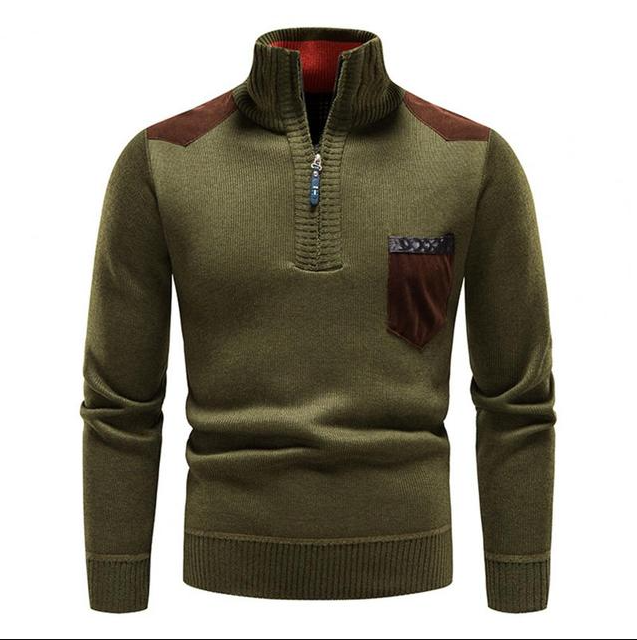 Morten | Stilfuld Zip-Up Striktrøje l Vanero