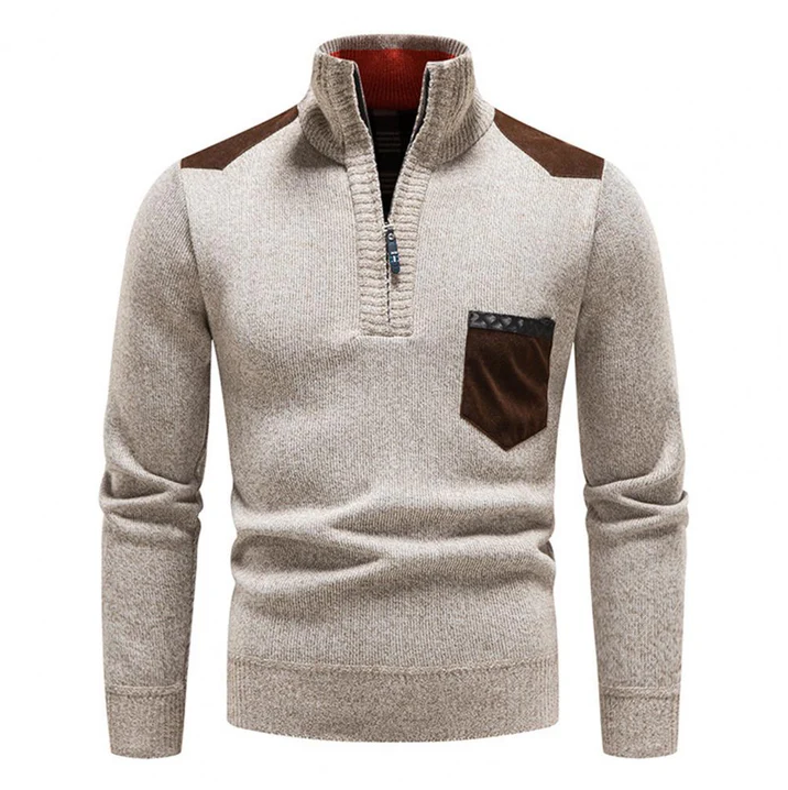 Morten | Stilfuld Zip-Up Striktrøje l Vanero