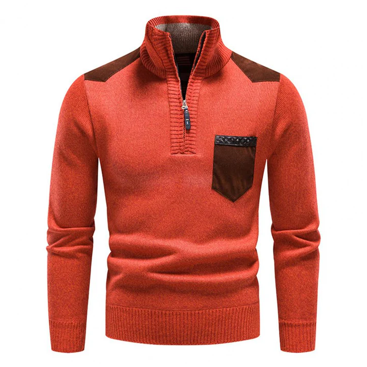 Morten | Stilfuld Zip-Up Striktrøje l Vanero