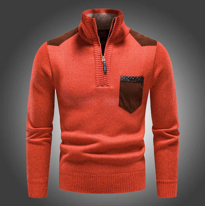 Morten | Stilfuld Zip-Up Striktrøje l Vanero