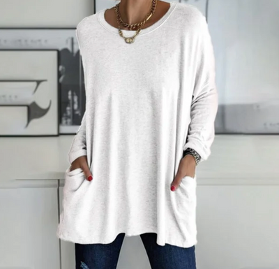 Ava | Langærmet T-shirt til Hele Dagen Komfort | Vanero