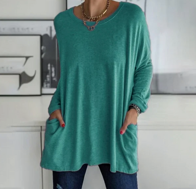 Ava | Langærmet T-shirt til Hele Dagen Komfort | Vanero