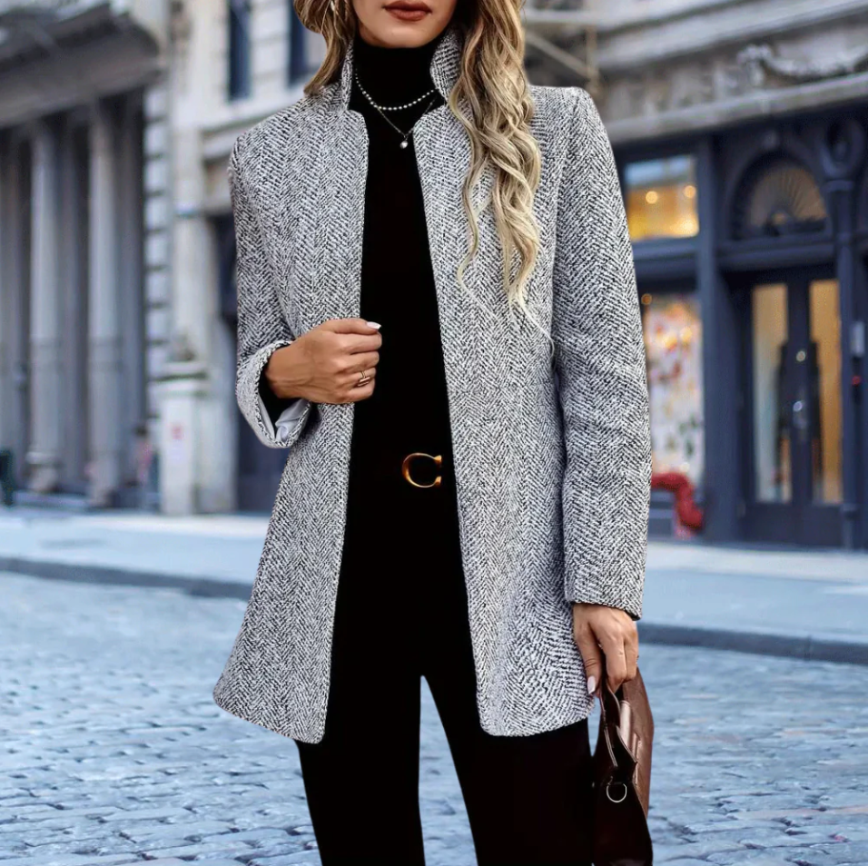 ChicEssentials  Stilfuld blazer til kvinder | Alsidig blazer til enhver lejlighed l Vanero