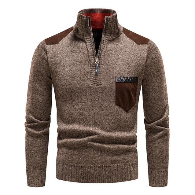Morten | Stilfuld Zip-Up Striktrøje l Vanero