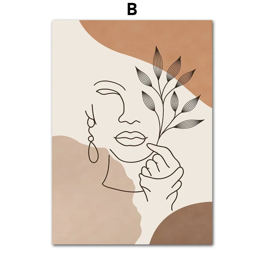 EarthEssence | Kreativ Minimalistisk Vægplakat | Vanero