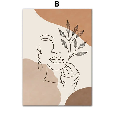 EarthEssence | Kreativ Minimalistisk Vægplakat | Vanero