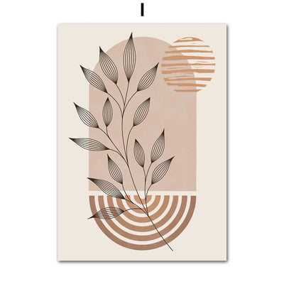 EarthEssence | Kreativ Minimalistisk Vægplakat | Vanero