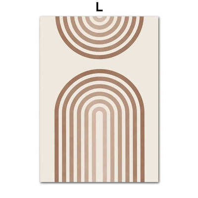 EarthEssence | Kreativ Minimalistisk Vægplakat | Vanero
