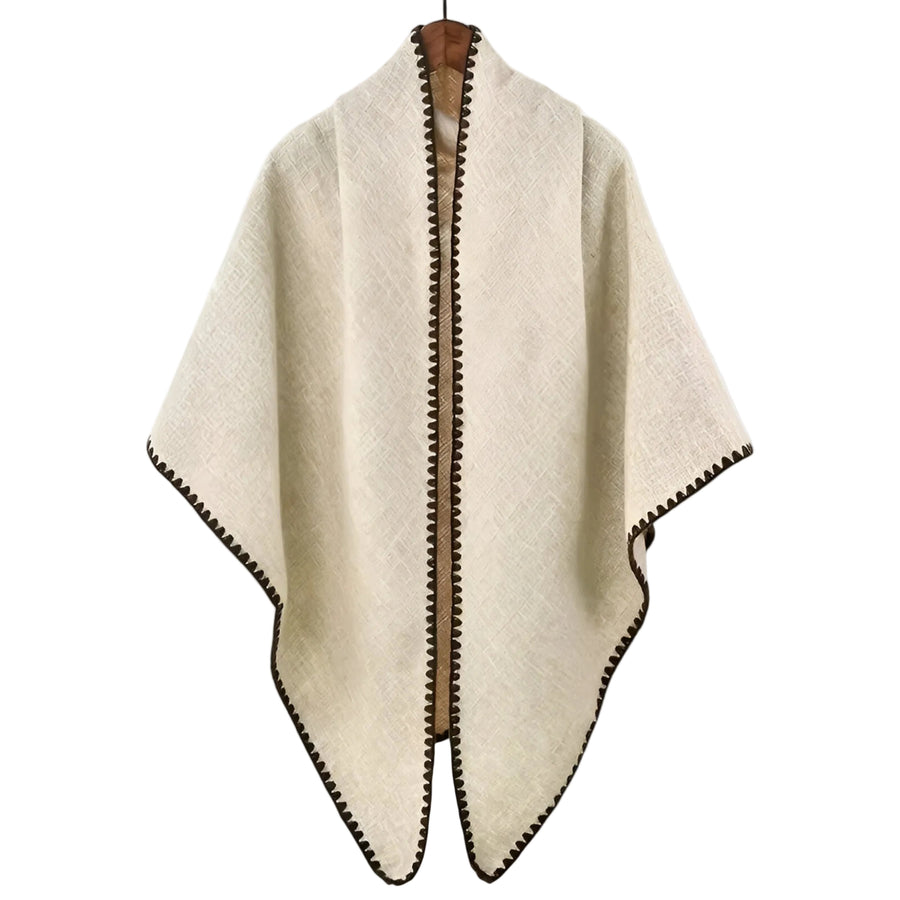 Dame Pashmina Trekanttørklæde | Ensfarvet Design & 200 × 95 cm | Let Sjal Til Efterår, Vinter & Lag-På-Lag | Vanero