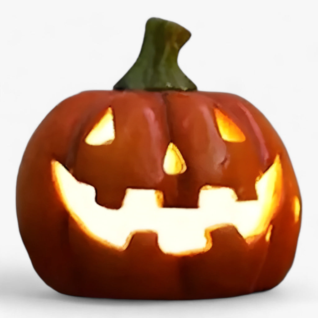 Solcelle Græskar Havelamper | 3D Halloween-Design & Jordspyd | Udendørs Stidekoration Til Have, Indkørsel & Indgang | Vanero