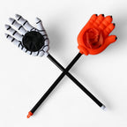 Sort Halloween Slikpose | Håndholdt Sliktaske | Genanvendelig Festtaske Til Trick-or-Treat, Gaver & Halloween-Begivenheder | Vanero