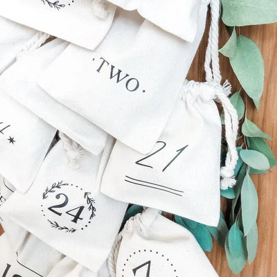 Adventskalender Taske Jul Aftenstrømpe | Hjemmedørdekoration | Vanero