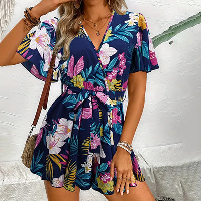 Elena l Blomsterprint Sommerdragt l Vanero